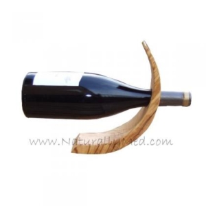 Olive Wood Wine Bottle Holder